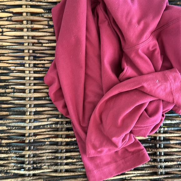 Lularoe OS Leggings, Solid Raspberry Pink/Red - Picture 6 of 6